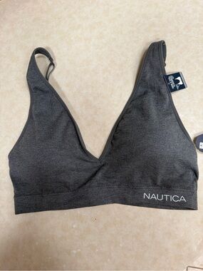 charcoal grey Nautica Seamless bra size XL